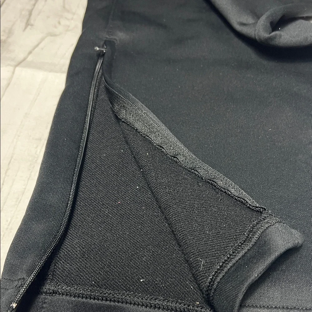 Nike Dri-FIT Black Athletic joggers with white Logo - Size M